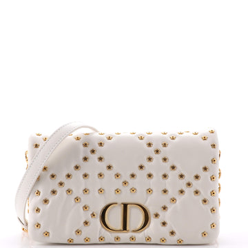 Christian Dior Caro Bag Lucky Star Studded Macrocannage Calfskin Mini