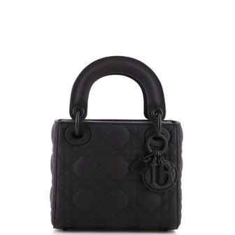 Christian Dior Ultra Matte Lady Dior Chain Bag Cannage Quilt Calfskin Mini