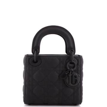 Christian Dior Ultra Matte Lady Dior Chain Bag Cannage Quilt Calfskin Mini