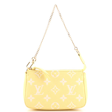Louis Vuitton Pochette Accessoires Monogram Empreinte Leather Mini