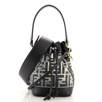 Fendi Mon Tresor Bucket Bag Zucca PU Mini