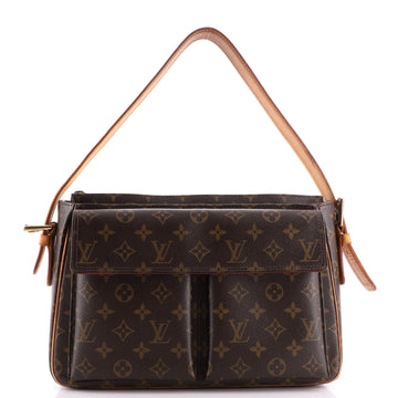 Louis Vuitton Viva Cite Handbag Monogram Canvas MM
