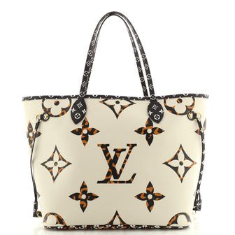 Louis Vuitton, Bags, Sold Louis Vuitton Giant Jungle Neverfull Ivory