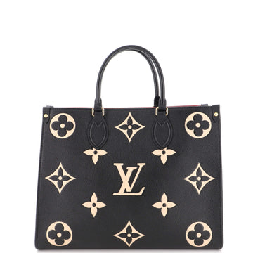 Louis Vuitton OnTheGo Tote Bicolor Monogram Empreinte Giant MM