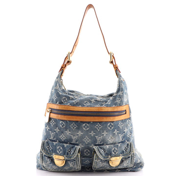 Louis Vuitton Baggy Handbag Denim GM