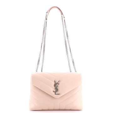 Saint Laurent LouLou Shoulder Bag Matelasse Chevron Leather Small