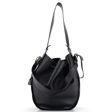 The Row Drawstring Hobo Leather XL