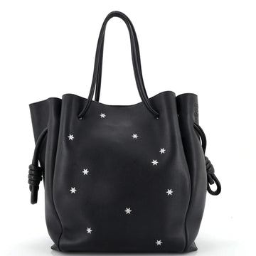 Loewe Flamenco Knot Tote Printed Leather Large