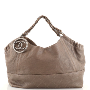Chanel Baby Coco Cabas Quilted Leather Medium