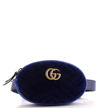 Gucci GG Marmont Belt Bag Matelasse Velvet
