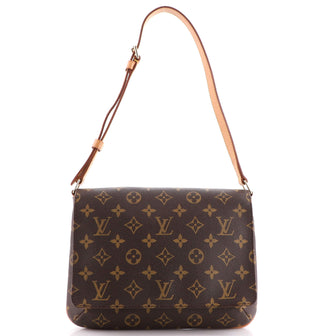 Louis Vuitton Musette Tango Handbag Monogram Canvas