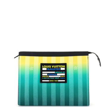 Louis Vuitton Pochette Voyage Limited Edition Gradient Damier Stripes MM
