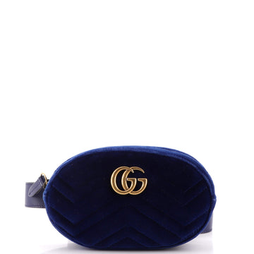 Gucci GG Marmont Belt Bag Matelasse Velvet