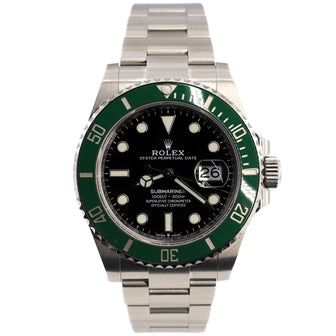 Rolex Oyster Perpetual Submariner Kermit Date Automatic Watch Stainless Steel and Cerachrom 41