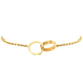 Cartier Love Interlocking Bracelet 18K Yellow Gold