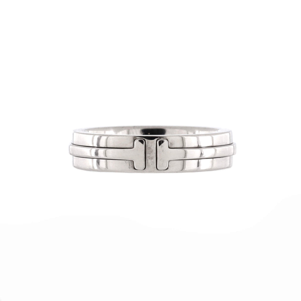 Tiffany t two sale ring white gold