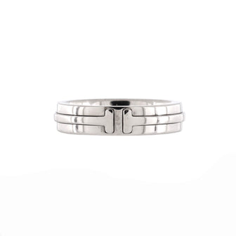 Tiffany & Co. T Two Ring 18K White Gold Narrow