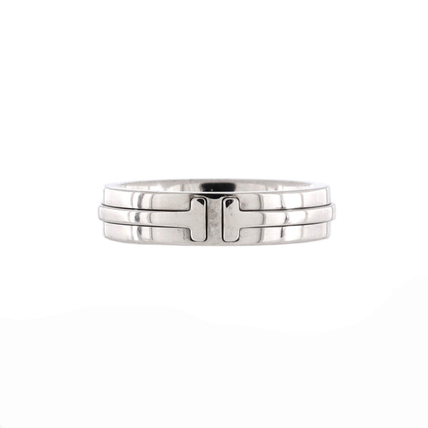 Tiffany T TWO Narrow rings 925×750 6.5g Gold × Silver｜a1232456｜ALLU UK｜The  Home of Pre-Loved Luxury Fashion