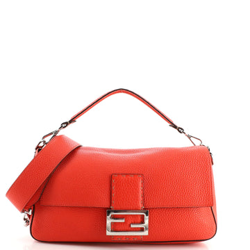 Fendi Selleria Baguette NM Bag Leather Large