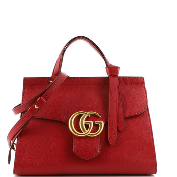 Gucci GG Marmont Top Handle Bag Leather Small