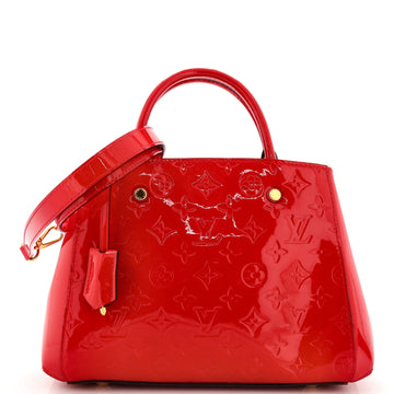 Louis Vuitton Montaigne Handbag Monogram Vernis MM