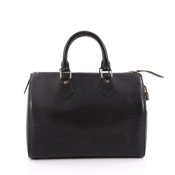 Louis Vuitton Speedy Handbag Epi Leather 25 Black
