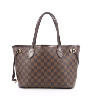Louis Vuitton Neverfull Tote Damier PM Brown
