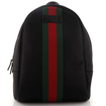 Gucci Web Zip Backpack (Outlet) Techno Canvas Medium