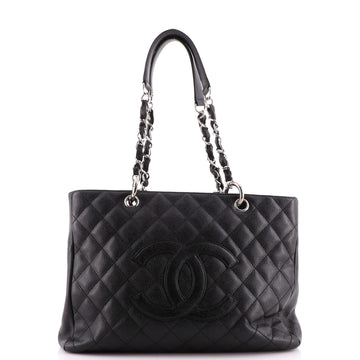 Chanel Grand Shopping Tote Quilted Caviar