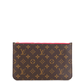 Louis Vuitton Neverfull Pochette Monogram Canvas Large