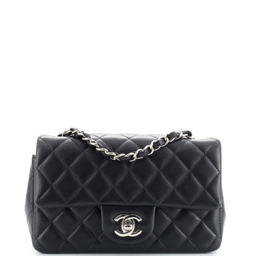 Chanel Classic Single Flap Bag Quilted Lambskin Mini