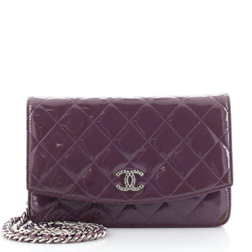 Chanel Brilliant Wallet on Chain Quilted Patent