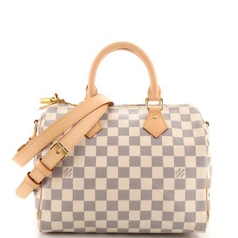 Louis Vuitton Speedy Bandouliere Bag Damier 25