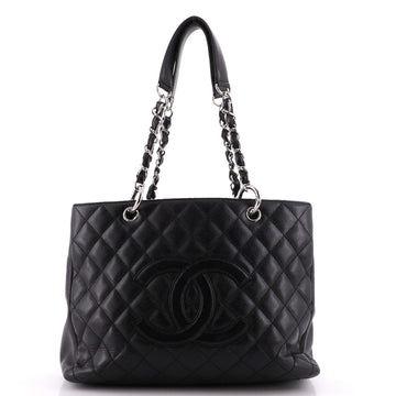Chanel Grand Shopping Tote Quilted Caviar
