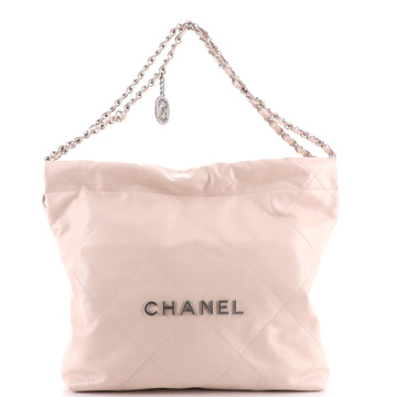 Chanel 22 Chain Hobo Quilted Calfskin Small