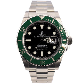Rolex Oyster Perpetual Submariner Kermit Date Automatic Watch Stainless Steel and Cerachrom 41