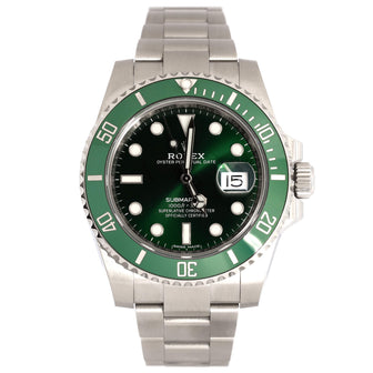 Oyster Perpetual Submariner Hulk Date Automatic Watch Stainless Steel and Cerachrom 40