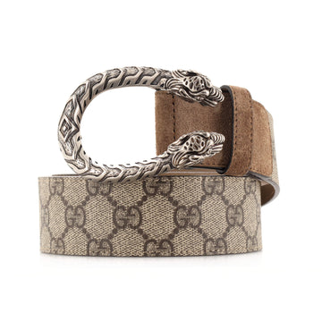 Gucci Dionysus Belt GG Coated Canvas Wide