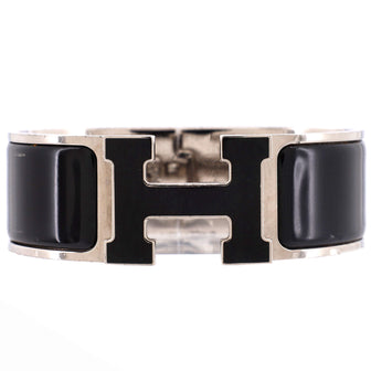 Hermes Clic H Bracelet Enamel Wide