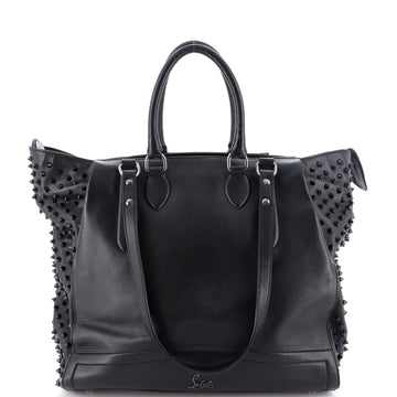 Christian Louboutin Justine Tote Spiked Leather Medium