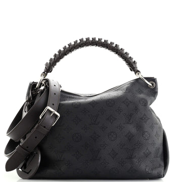Louis Vuitton Braided Handle Beaubourg Hobo Mahina Leather MM