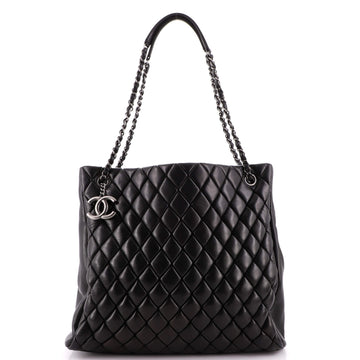Chanel New Bubble Tote Quilted Calfskin North South