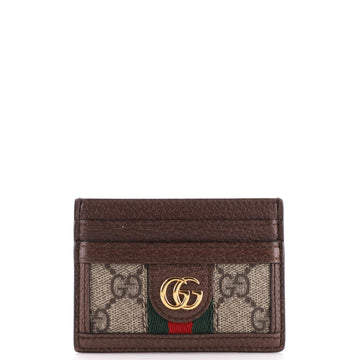 Gucci Ophidia Card Holder GG Coated Canvas