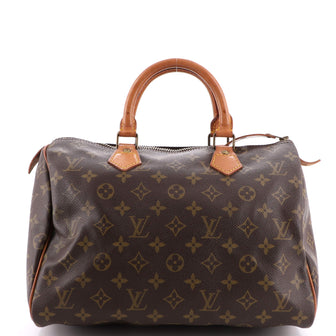 Louis Vuitton Speedy Handbag Monogram Canvas 30