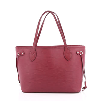 Louis Vuitton Neverfull Tote Epi Leather PM Purple