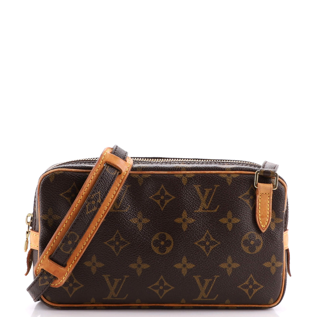 Louis Vuitton Pochette Marly Bandouliere Bag Monogram Canvas Brown 2039521