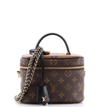 Louis Vuitton Vanity Handbag Reverse Monogram Canvas PM