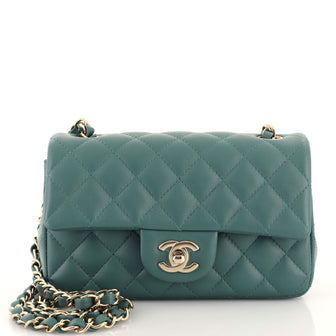 Chanel Classic Single Flap Bag Quilted Lambskin Mini