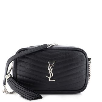 Saint Laurent Lou Camera Bag Matelasse Chevron Leather Mini