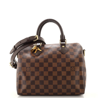 Louis Vuitton Speedy Bandouliere Bag Damier 25